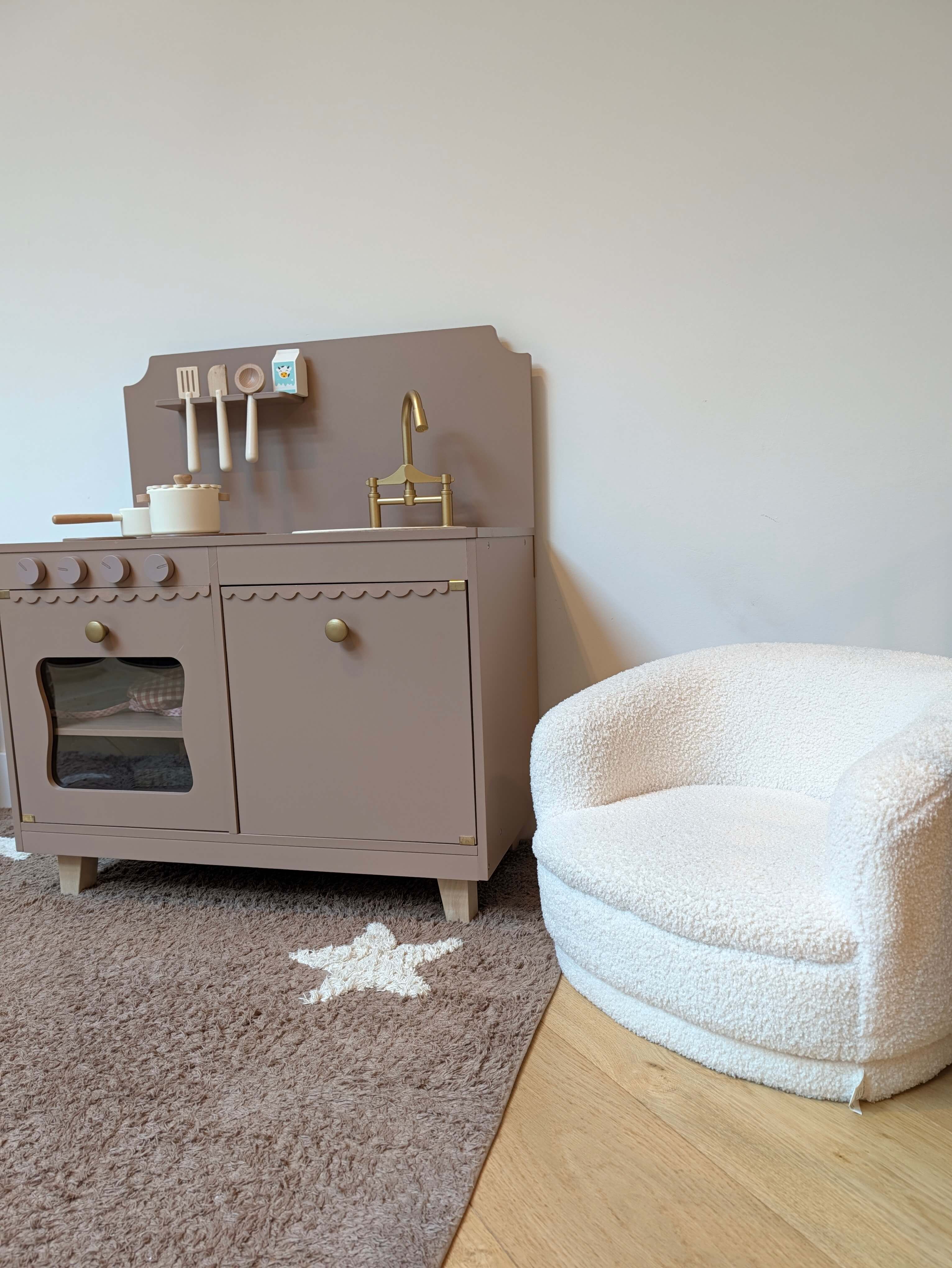 Wooden kids kitchen